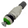 Das Bild zeigt ein silberfarbenes Ventil mit einer grauen geriffelten Kappe und einer grünen Spitze am unteren Ende, das vor weißem Hintergrund liegt und mittig das halbtransparente Wort Hamaton eingeblendet ist.