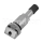 Auf dem Bild ist ein silberfarbenes, metallisches Ventil mit sechseckigem Mittelteil und schwarzem Kunststoffkopf zu sehen, das schräg liegt und vor einem weißen Hintergrund abgebildet ist, im Vordergrund steht halbtransparent der Schriftzug „Hamaton“.