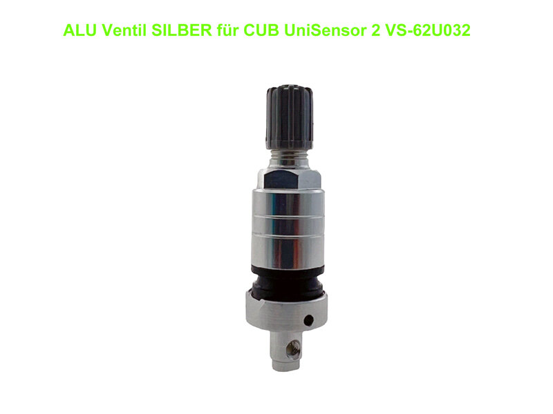CUB ALU-Ventil SILBER für Reifendrucksensor Ersatzventil Clamp-in für ...