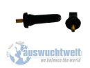 Das Bild zeigt ein schwarzes Gummiventil für...